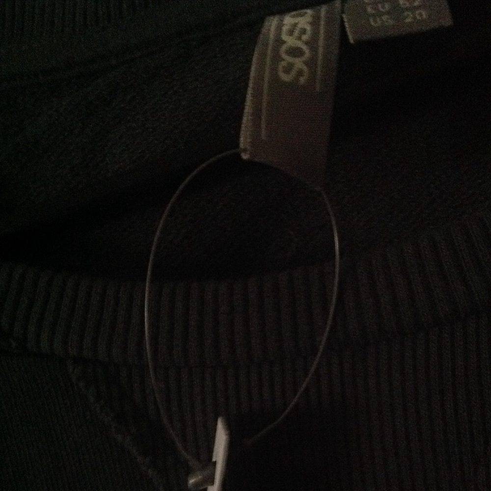 🆕New Asos Green/Gray Destructed Sweatshirt ~US 20 - Picture 3 of 4